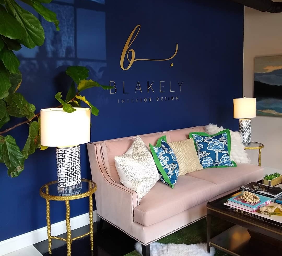 Blakely Interior Design fittingly designed their own studio, which was such a joy to visit! Full of natural light and pops of color… any designer would get inspired.