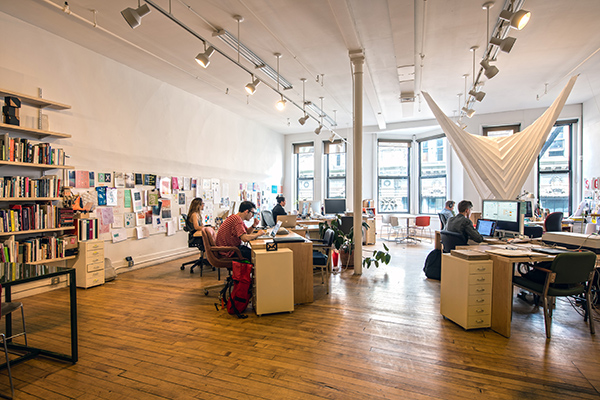 Work-Shop works in The Design Office, a shared space for designers in Downtown Providence.